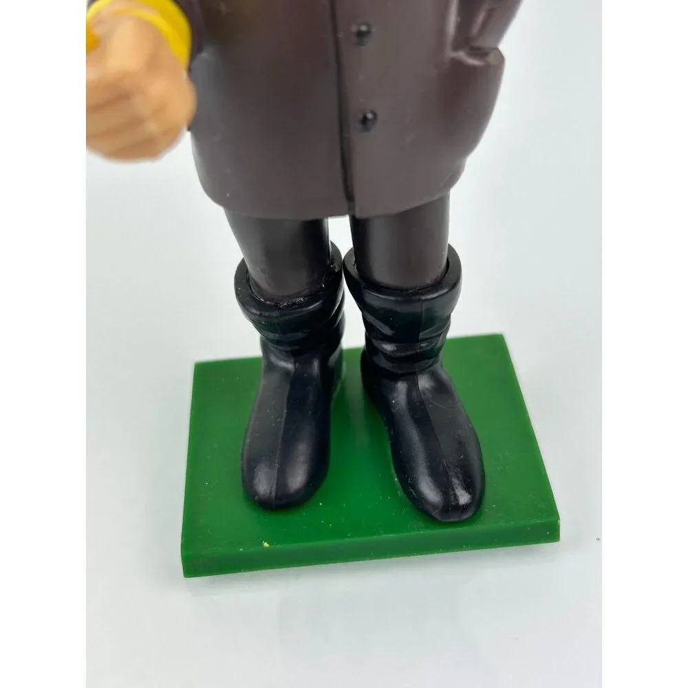 Wilton Cake Topper Old Man Fishing Pole Boot Vintage Made in Hong Kong Plastic